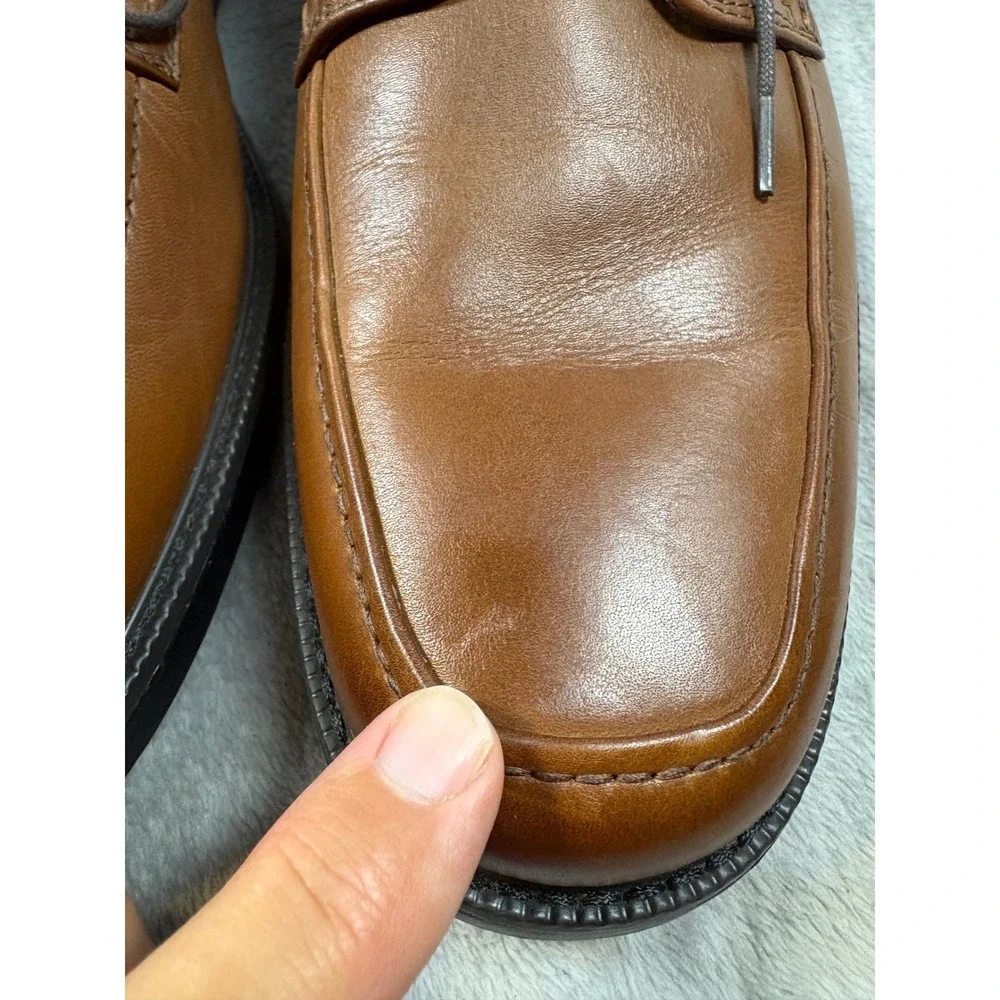 Johnston & Murphy XC4 Waterproof Tan Leather Derby Shoes‎ 20-8986 Mens 12M